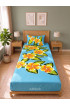 Hand Painted Rayon Bedsheet Set Single Size